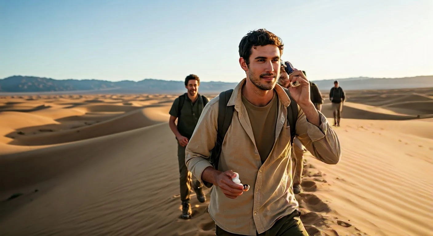 Desert hikers