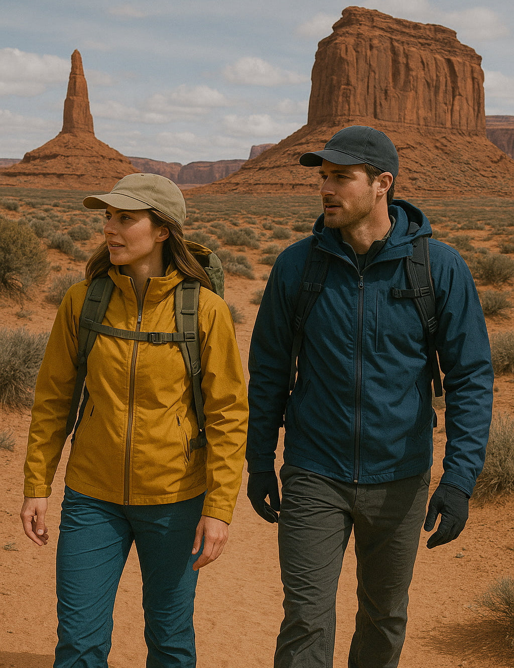 Desert hikers