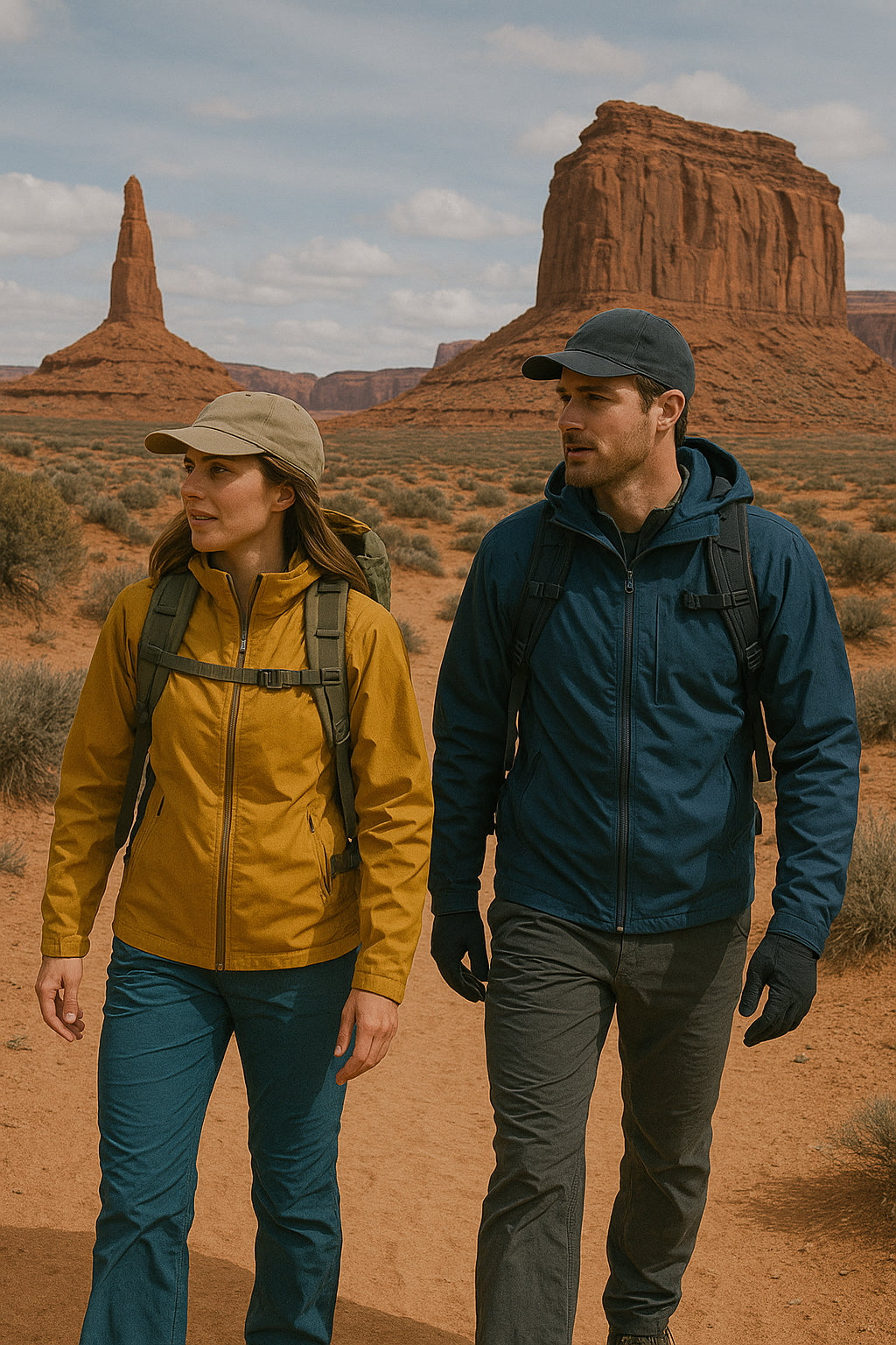 Desert hikers