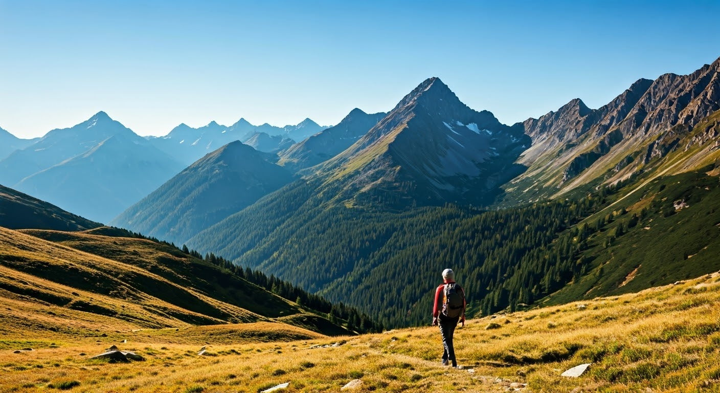 Mountain hiker